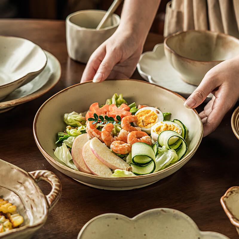 ZISIZ Chaxi Series Retro Coarse Pottery Dinnerware