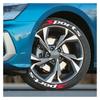 Car Bike Tire Decoration Sticker PVC 3D Sports Siamese Style