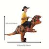 Inflatable Tyrannosaurus Rex Costume for Halloween Parties and Events