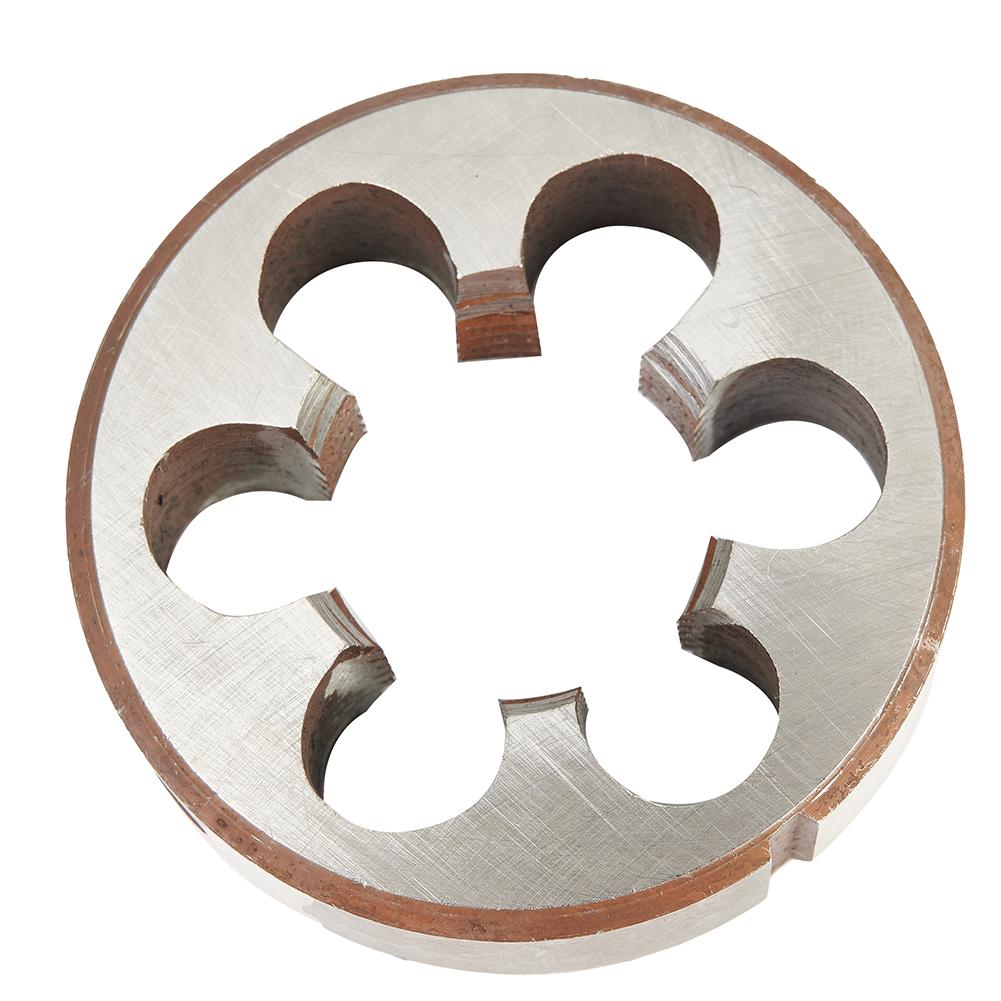 Fustelle Rotonde per Filettatura Tubi Heavy Duty BSP 1/8 1/4 3/8 1/2 3/4 HSS Acciaio ad Alta Velocità Fustella Rotonda per Filettatura Tubi BSP per Uso Generale