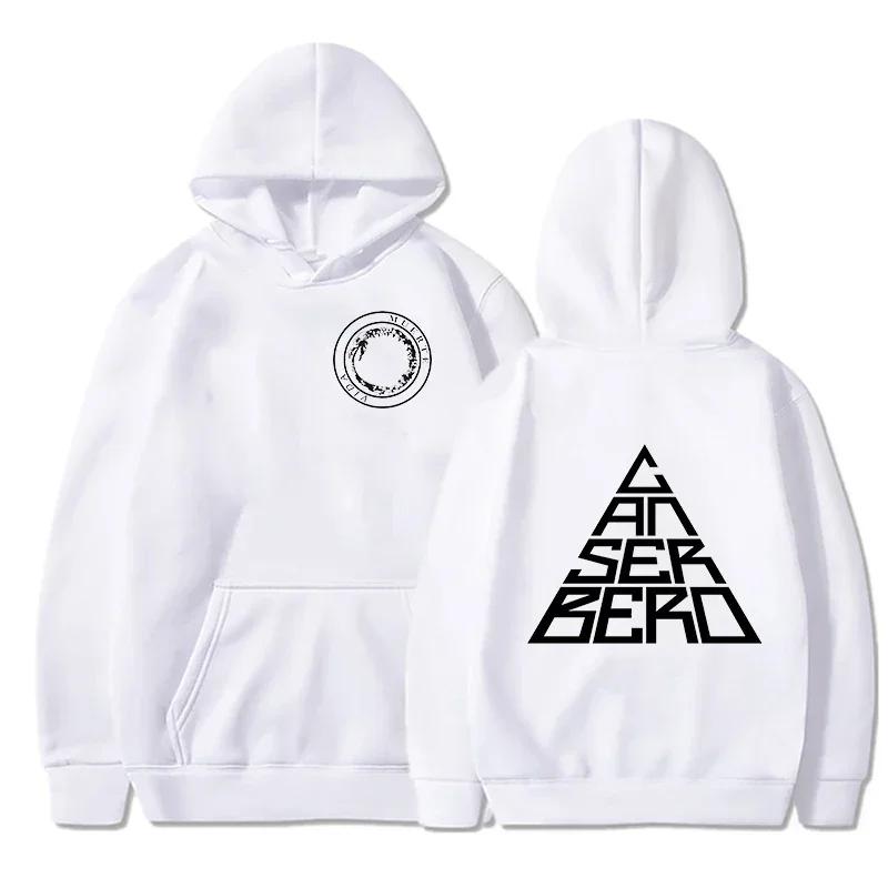 Canserbero Hoodies Men Long Sleeve Hooded Sweatshirts Cool Casual Streetwear Y2K Street Fashion Pullover Fleece Winter Hoodie