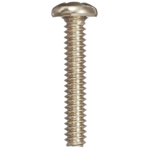 Scud Single Coil Pickup Mounting Screws, Inch Size, 8P Chrome W-SPC