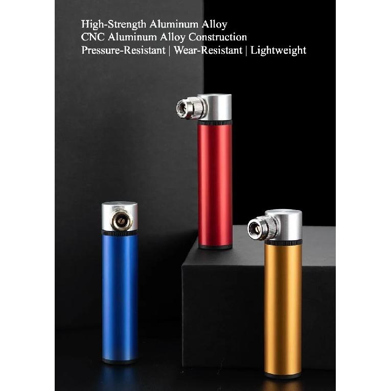 Mini Bicycle Pump, Portable High Pressure Bike Air Pump for Presta Schrader Valve Road Mountain Bike