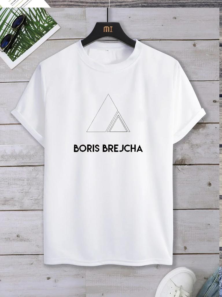 Harajuku Hip-hop Boris Brejcha Dj Mask Cool Short Men Women Tee Shirt Male Summer Fashion Hipster  Y2K  Hot Product