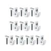 10pcs Ceiling Hooks Screw In Hooks Flower Hanging Hook Heavy Duty Hooks Simple to Use for Secure & Stable Installation