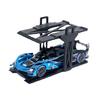 Model Vehicle Garage 2 Level Organization Stand 1/64 Scale Car Model Display Rack Assembly Kits Stable Showcase Platform