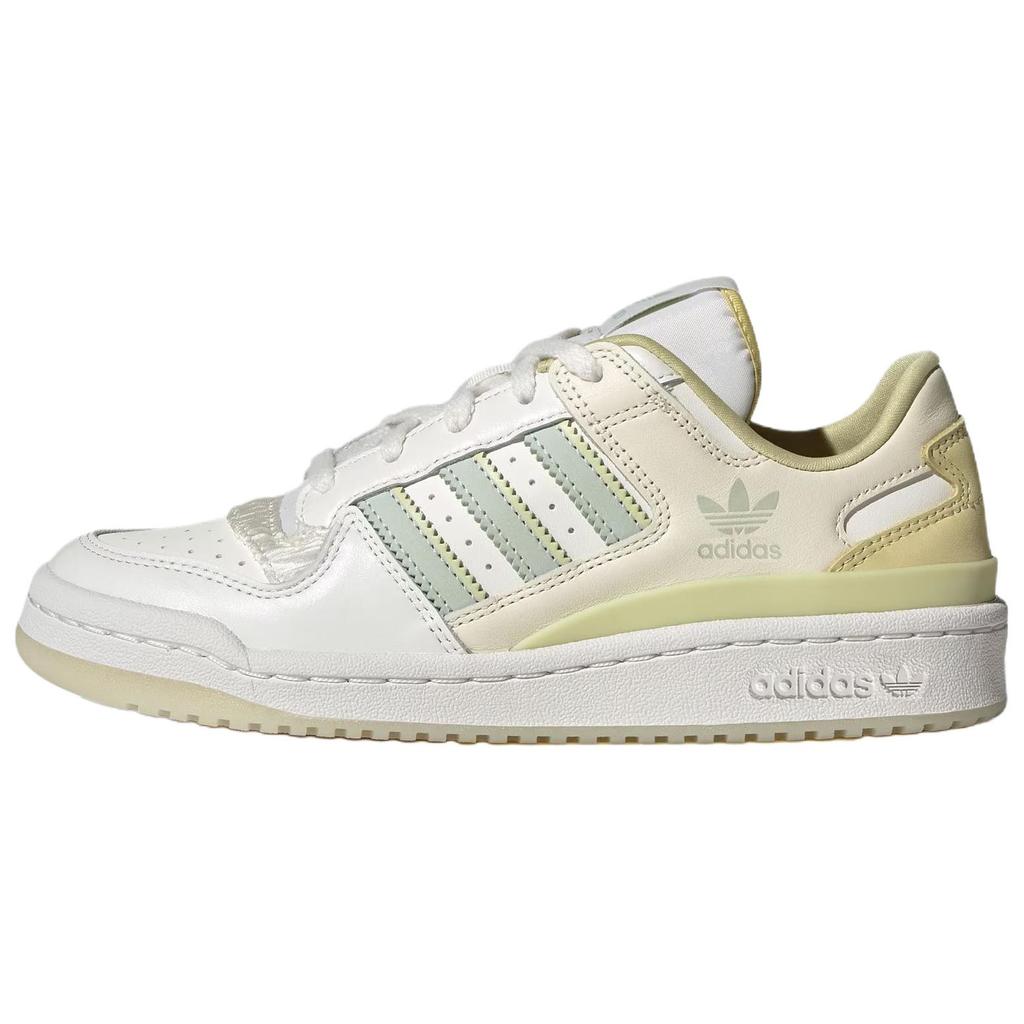 Adidas Originals Forum Low Versatile Comfortable Durable Low-Top Skate Shoes Women Sneakers Bright-White JQ6704