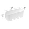 2 Pieces Multi-function Drawer Type Wall Hanging Storage Box Perfect to Hang to Bedside for Remote Controls Books Phone