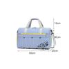 Large Capacity Duffle Travel Handbag Dry Wet Separation with Shoe Compartment Gym Sports Bag Durable Waterproof