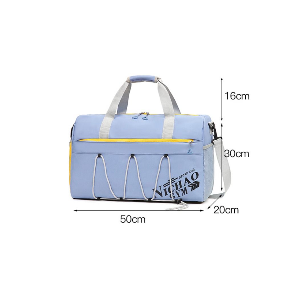 Large Capacity Duffle Travel Handbag Dry Wet Separation with Shoe Compartment Gym Sports Bag Durable Waterproof