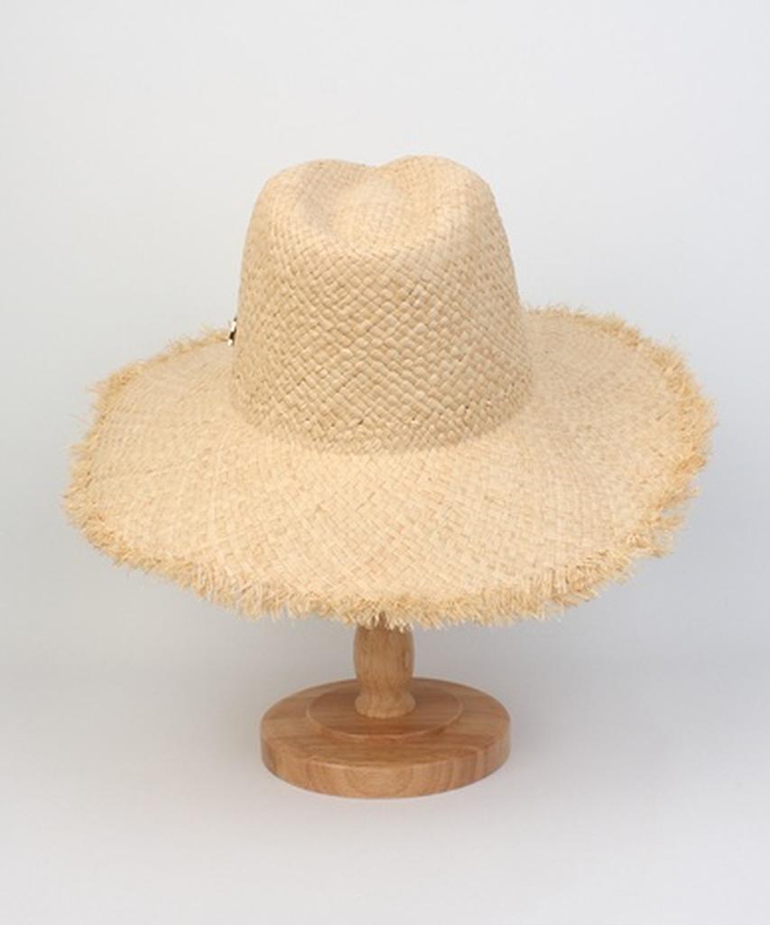 Yunibeosyeolkemiseuteuli Soft Natural Raffia Fedora Panama Hat