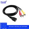 USB Female to 3RCA Male Audio/Video Cable for Set-Top Box