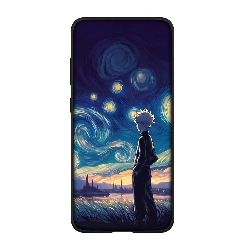 Phone Case for Samsung Galaxy S25 S24 S23 iPhone 16 15 Xiaomi Redmi Note 14 13 12 16E 11 Pro Max OPPO Moto Cartoon Killua Hunter X Hunter Gon Freecss