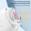 2 In 1 Electric Nail Trimmer Automatic Cutter With Led Light Nail Grinder Polishing Trimmer For Baby Adult Mini Manicure Tools
