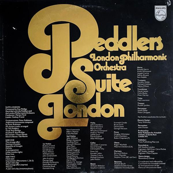 LP Record PEDDLERS & LONDON PHILHARMONIC ORCH - Suite London 6308102 Philips 1972 UK Jazz Used