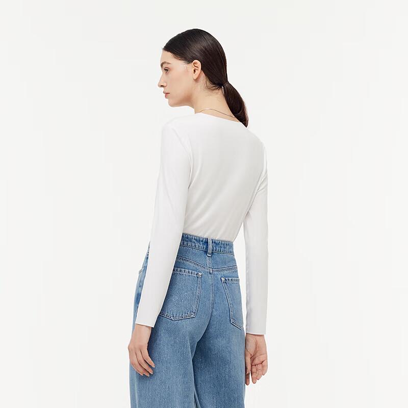 GOELIA Unisex Modal Long Sleeve Black & White Two-Piece Set