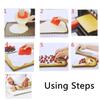 Silicone Cake Roll Pad Molds Non-stick Baking Mat Macaron Swiss Roll Oven Mat Baking Cake Mats Mold Tools Kitchen Accessories