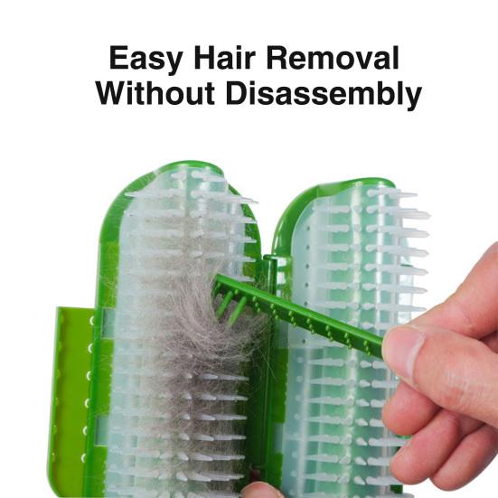 Instalace pasty Cat Self Groomer Odstraňování Čištění srsti Jemná masáž špičaté hlavy kartáče