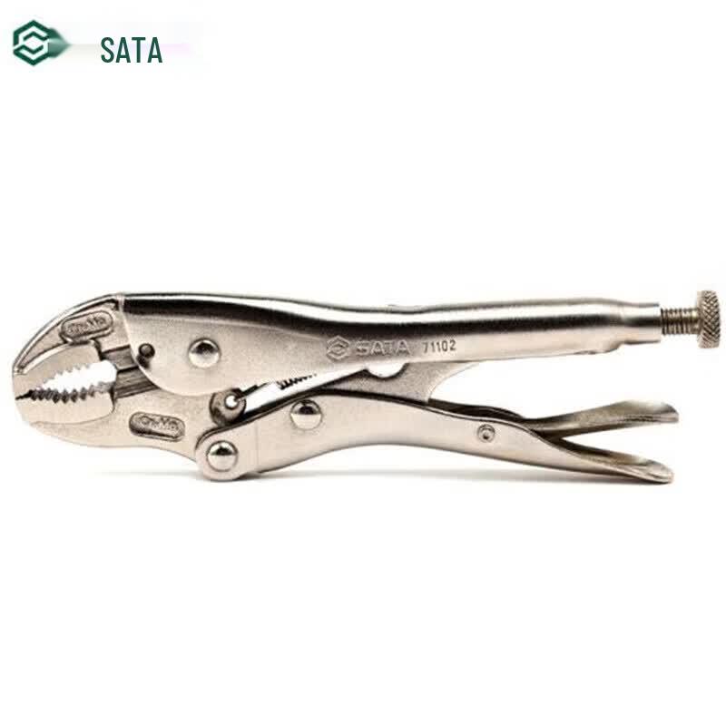 SATA 7-inch Round Jaw Locking Pliers with Cutter