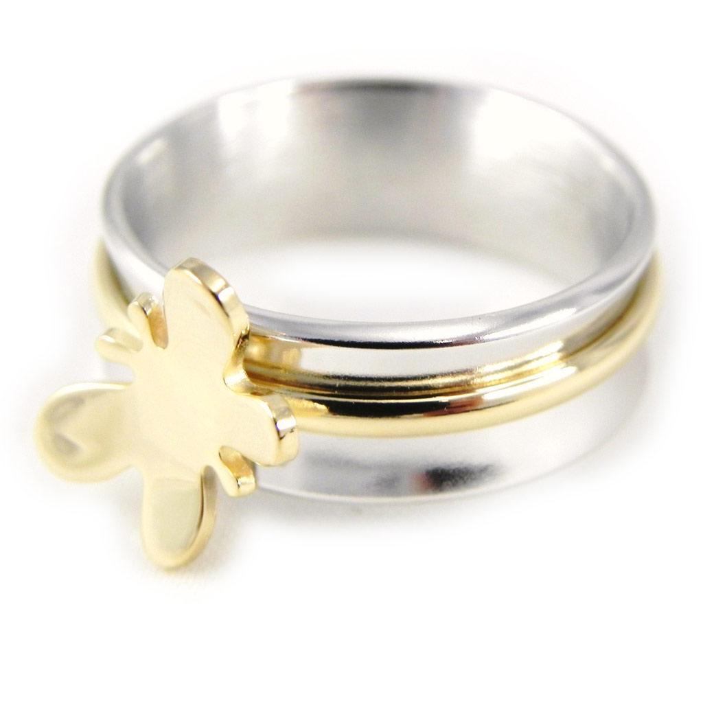 Silver 'Butterfly Light' Ring