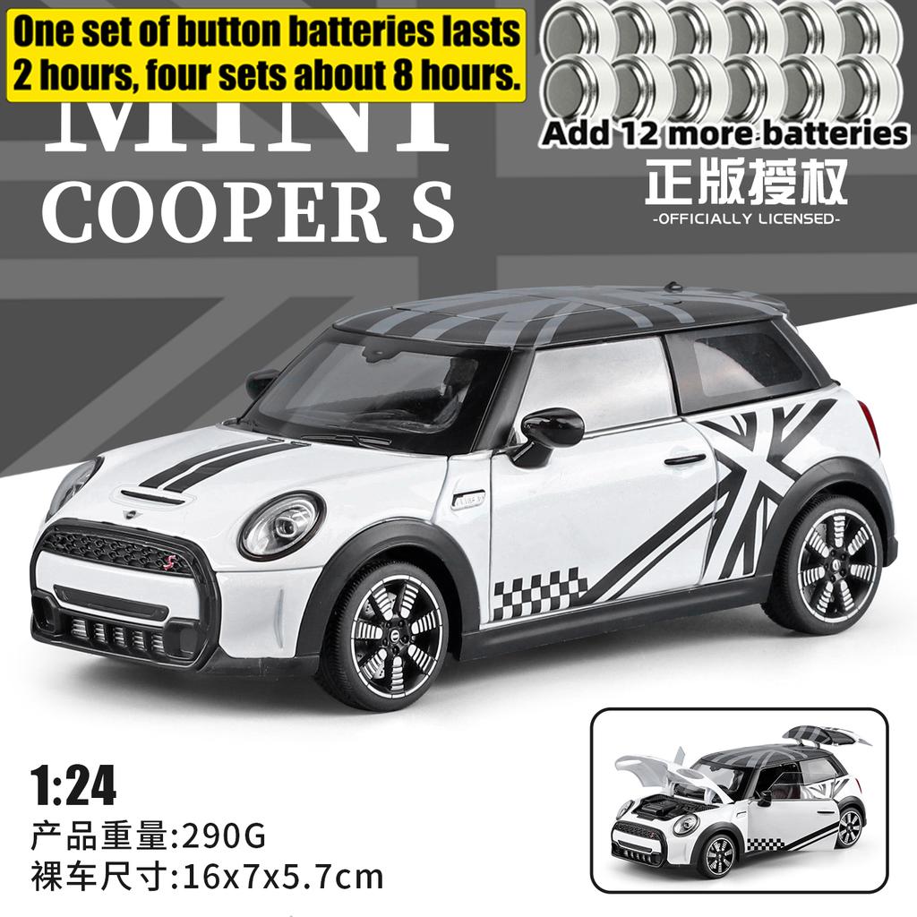 1:24 BMW MINI Cooper S F56 Britský Kompaktní Sportovní Hatchback Kovový Odlitý Modelový Automobil Domácí Trendy & Stolní Dekorace