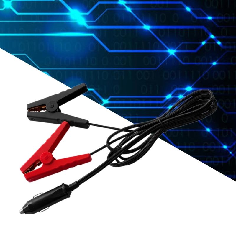 200CM Fahrzeug-Stromkabel mit Batterie-Klemme, 12V-24V Batterie-Ladekabel Geeignet für Verschiedene Elektronische Geräte