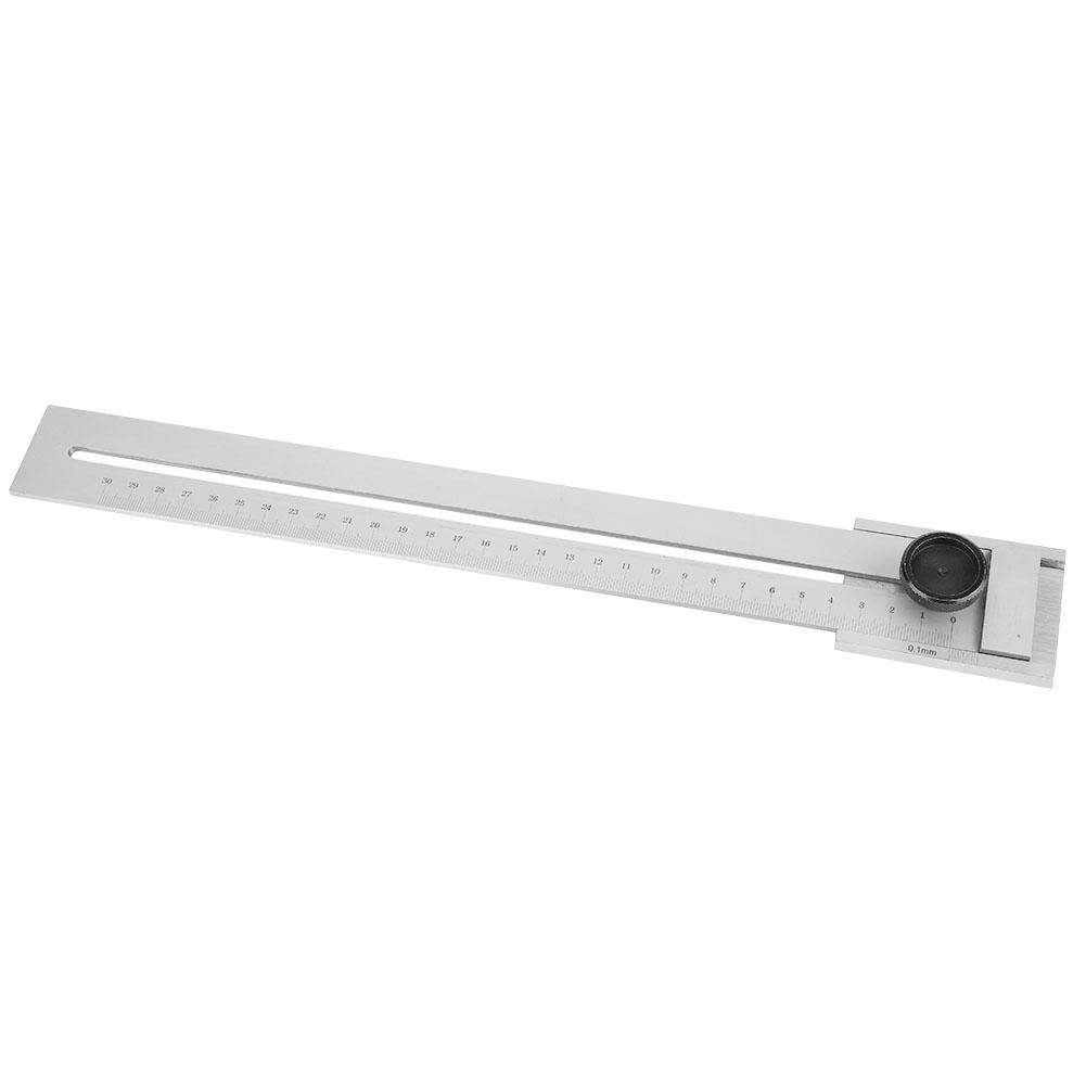 0-300mm Stainless Steel Scriber Ruler Marking Gauge Woodworking Measuring Tool