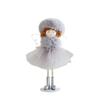 New Christmas Chiffon Dress Angel Girl Doll Ornament for Christmas Tree Decoration Cute Doll Pendant Gift