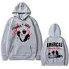Jake Webber a Johnnie Guilbert Oboustranný potisk pánská podzimní fleecová mikina Regular fit Dlouhý rukáv oblečení Módní Streetwear