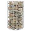 VidaXL Circular Gabion Post Gabion Planter Plant Pot Holder Outdoor Gardening Project Steel 152011