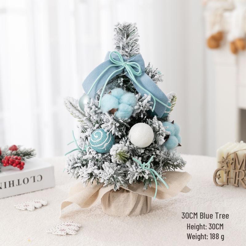 Pink Mini Christmas Tree Ornament - Desktop Simulation Cedar for Home or Window Decoration