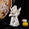 European Angel Candle Holder Resin Sculpture For Housewarming Party Gift Decor