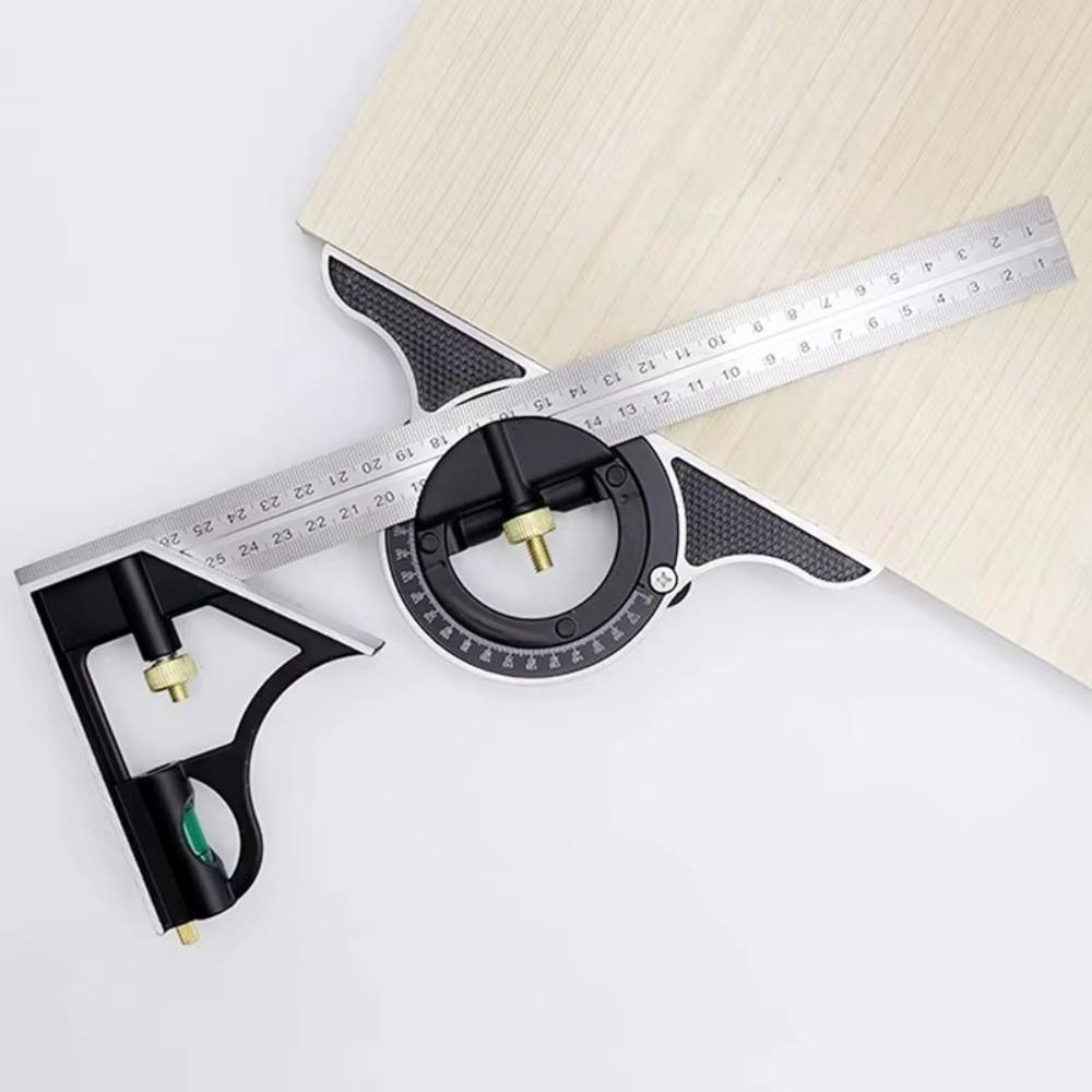 Spirit Level Adjustable Square Ruler 300mm Framing Square Ruler Professional Use