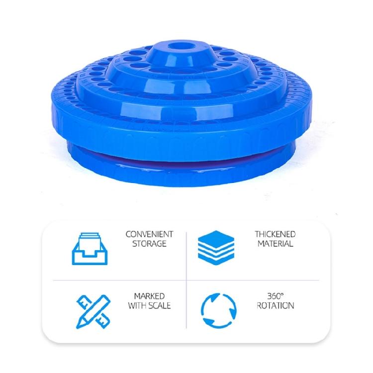 100-hole Drill Bit Organizers Case 360 Degree Rotating Drill Bit Storage Box