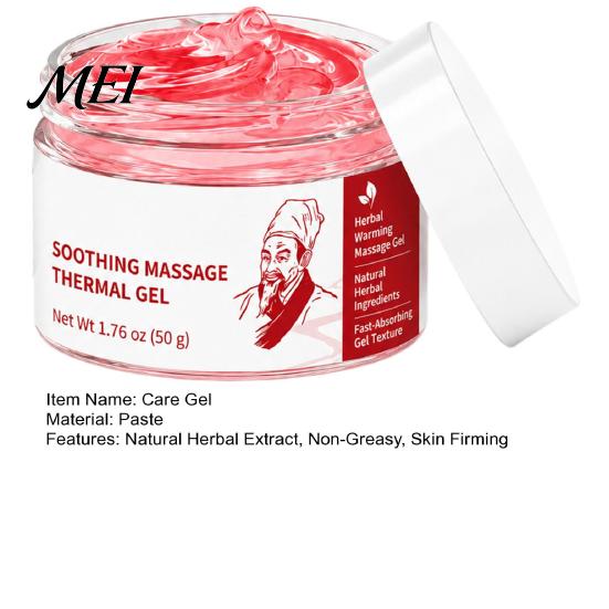 Soothing Massage Cream 1/2Pcs Body Thermal Gel, Natural Herbal Deep Tissue Cream, Firming & Smoothing Skin Moisturizer Nourishing Gel