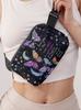 1pc, Butterfly Star Adjustable Crossbody Bag, Neutral Sports Waist Bag, Suitable for Running