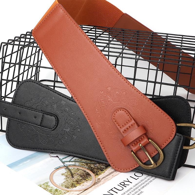 Women S Plus Size Wide Elastic Waist Belt For Dress Decoration