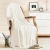 Throw Blanket for Couch Soft Living Room Home Decor Knitted Twin Size Blanket, Outdoor Lightweight Breathable Summer Warm Woven