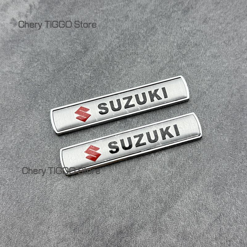 3D ABS Exclusive Badge Sticker Car Fender Side Emblem For SUZUKI Emblem Badge Decal Car Sticker Car Side Decoration Accessories