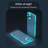 For iPhone 16 Pro Max 16e 15 Pro Max 14 Pro Max 13 Plus 13 Mini 12 Pro Max Glow In The Night Frame Sticker Film + Camera Lens Protection