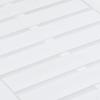 Garden Table White 78 X 55 X 38 Cm Plastic