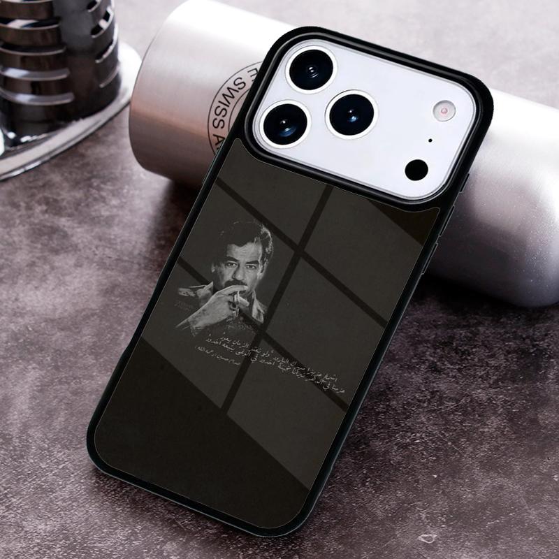 Custodia Fashion Saddam Hussein Iraq Custodia per Telefono Araba per iPhone 17 16 15 Pro Max Air 14 13 12 11 Plus Copertura Antiurto