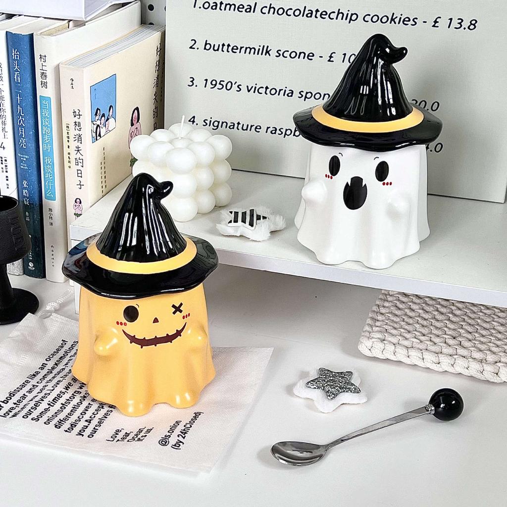 Birthday Gift Creative Quirky Ghost Mug Gift for Boyfriend Girl Gift Practical Ceramic Mug Souvenir Gift Box