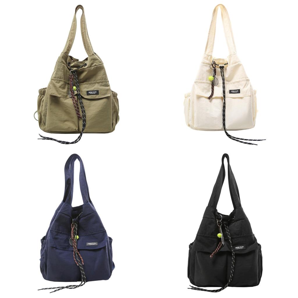 Mochila Multifuncional con Cordón Para Mujeres y Hombres Con Material de Nailon Duradero Para la Escuela y Viajes