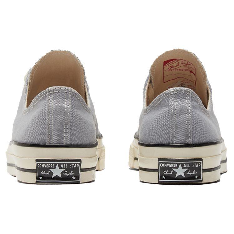 Converse Chuck 70 Low Wolf Grey Unisex Sneakers Black Egret 170555C