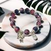 Daisy Popcorn Beaded Bracelet: Elegant Women's Hand Jewelry
