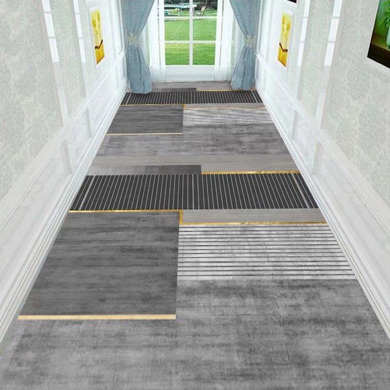 Modern Fashion Household Long Corridor Carpet Runner Home Decoration Hotel Hallway Rug Washable Villa Stairway Mats Customizable