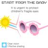 Sun Protection Eyewear Personalized Matching Party Spectacles Round Birthday Decorations Kids Sunglasses Beach Holiday