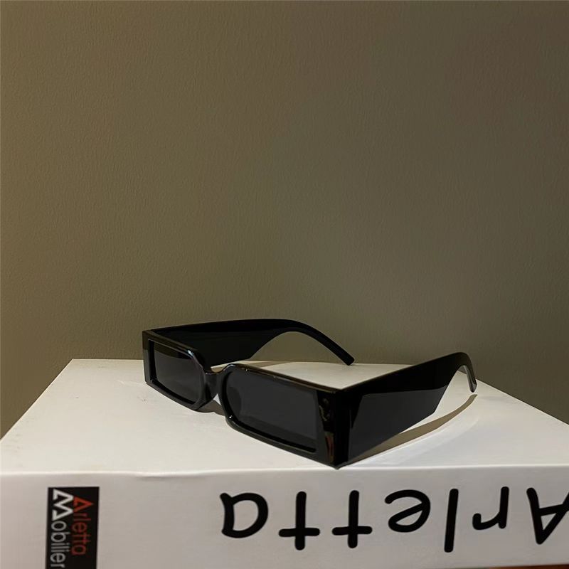 Box Sonnenbrille Persönlichkeit Dicke Kante Modetrend Brillenrahmen Hip Hop Herren- und Damen-Sonnenbrillen