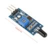 5 PCS LM393 Fire Sensor Module 3 PIN 3.3V-5V 3 Wire IR Sensor Digital Output Wide Voltage IR Infrared Fire Sensor